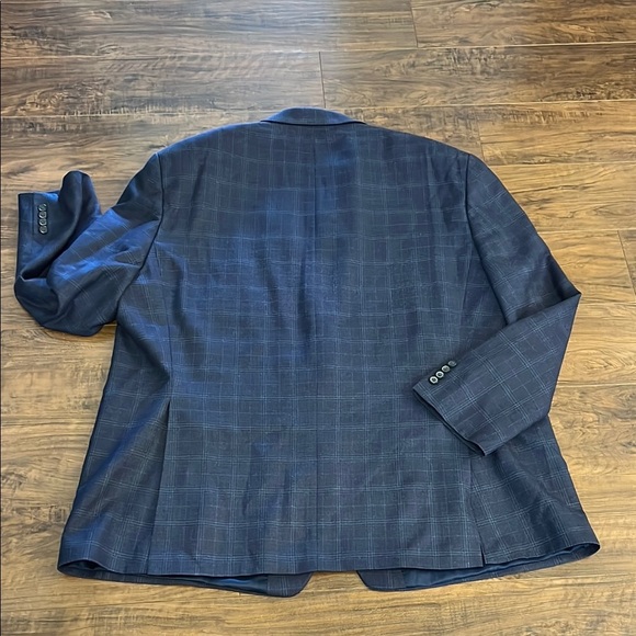 Men’s Ralph Lauren Dark Blue Checkered Blazer, Sz. XXL - Picture 7 of 11